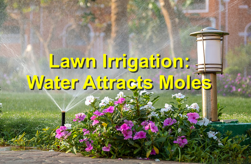 Moles and Lawn Irrigation
